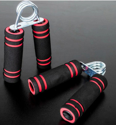 RSE CHROME PLATED FOAM HANDGRIP - 2 PIECE Hand Grip/Fitness Grip(Red)