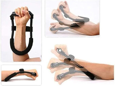 LIVOX BLACK Adjustable Forearm Strengthener Exerciser Equipment for Upper Arm Workout Hand Grip/Fitness Grip