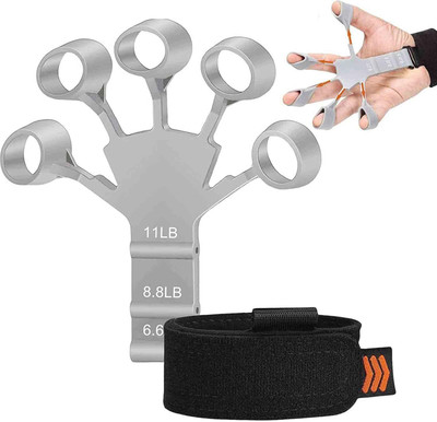 Fitnesstricks Finger Exerciser Grip Strengthener Workout Strengthener Hand Grip Hand Grip/Fitness Grip(Multicolor)