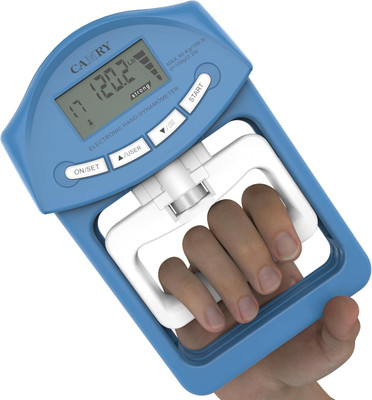 Camry Digital Hand Dynamometer Grip Strength Measurement Meter Hand Grip/Fitness Grip(Blue, White)