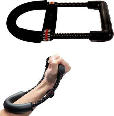 Handgrip Forearm Strengthener & Wrist Exercise Equipment– Adjustable Grip Trainer for All Hand Grip/Fitness Grip(Black)