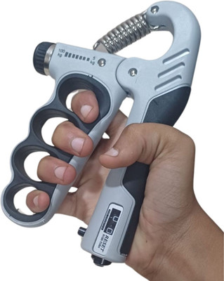 Shopeleven Adjustable Hand Grip Strengthener, Hand Gripper With Counter Hand Grip/Fitness Grip(Grey)