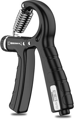 Pheonix Adjustable Hand Grip Strengthener with Built-in Digital Counter(60kg Resistance) Hand Grip/Fitness Grip