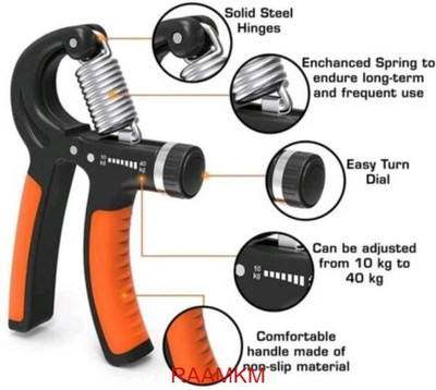 RAAMKM CB_E_572 Hand Strengthener with Counter, Adjustable Resist Hand Grip/Fitness Grip