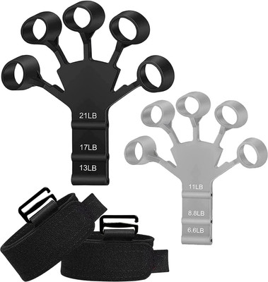ShopiMoz Hand Grip Strength Trainer Hand Grips For Strength Training Gripper Exerciser Hand Grip/Fitness Grip(Black)