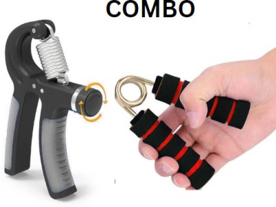 BOLDHIGH COMBO of V shape grip and adjustable hand grip Exerciser for Gym Workout Hand Grip/Fitness Grip