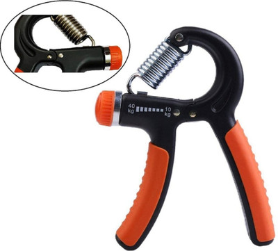 Angl Enterprise Gym Adjustable Hand Grip Strengthener, Hand Gripper for Home Use Hand Grip/Fitness Grip(Orange)