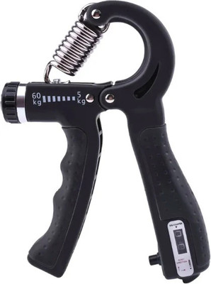 GRYPP Grip Strength Trainer, Resistance 5-60 Kg Forearm Exerciser With Digital Counter Hand Grip/Fitness Grip(Black)