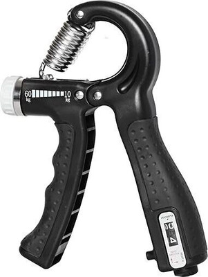 BoldFire Adjustable Counter Hand Grip Strengthener | Hand Gripper | Hand Exerciser 5-60kg Hand Grip/Fitness Grip(Multicolor)
