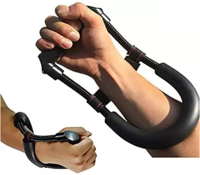 sumirow Wrist Exerciser Upper Arm Workout for Gym Stretching/Fitness Grip (Black) Hand Grip/Fitness Grip(Black)