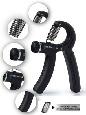 Angel Enterprise new Adjustable Heavy Hand Gripper Gym Power Fitness Wrist Forearm Hand Grip/Fitness Grip(Black)