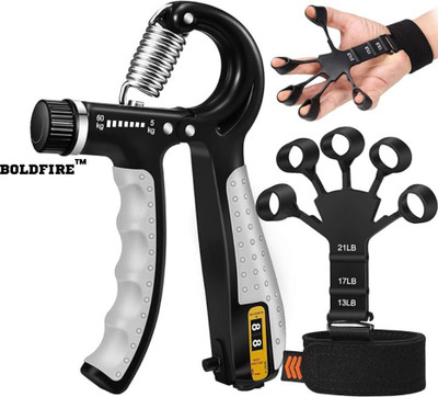 BoldFire Extension Training & Counter Strengthener Exerciser Hand Grip/Fitness Grip(Multicolor)