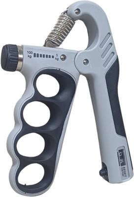 GJSHOP Adjustable Hand Grip Forearm Strengthner with Counter Hand Grip/Fitness Grip(Grey)