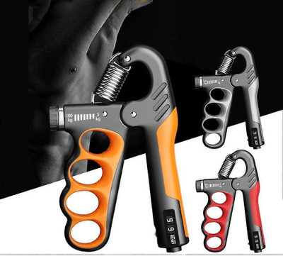 Quinergys 5-100Kg Hand Gripper Gym Wrist Expander Hand Strengthener-Yellow Hand Grip/Fitness Grip(Yellow)