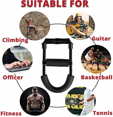 Reina Adjustable Steel Forearm Strengthener Wrist Exerciser Hand Grip/Fitness Grip