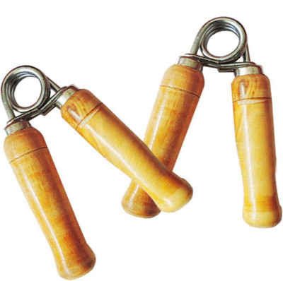 keepyoufit Wooden Hand Grip Strengthener for Fitness Exerciser - Set of 2 Hand Grip/Fitness Grip(Multicolor)