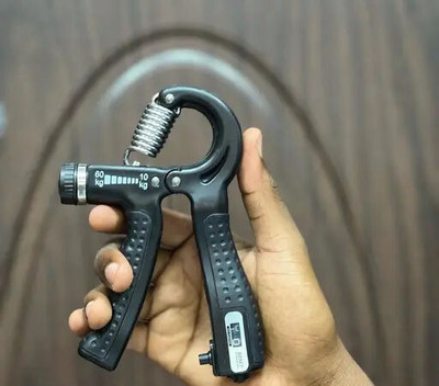 The Kritika Counter Hand Gripper exercise equipment Hand Grip for Gym white Hand Grip/Fitness Grip(Multicolor)