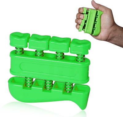 Manogyam Finger Strengthener Finger Exerciser for Forearm& Hand Gripper Workout Equipment Hand Grip/Fitness Grip(Green)