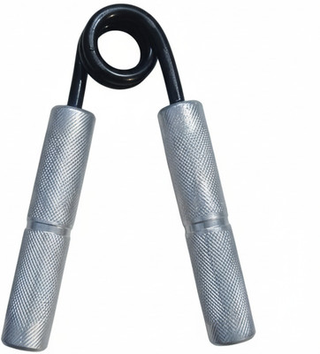 Shaarvi Traders Heavy-Duty Metal Hand Grip Strengthener 150LB Wrist Exrciser Hand Grip/Fitness Grip(Silver, Black)