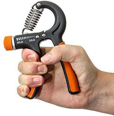 Ironclasp Hand Gripper, Hand Grip Exerciser, Hand Gripper for Men and Women, Adjustable Hand Grip/Fitness Grip(Orange)