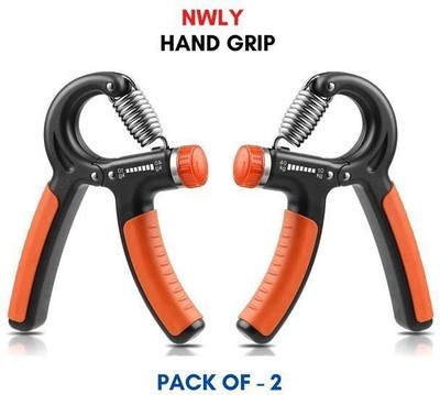 NK HOL Adjustable Hand Grip Strength Trainer Adjustable Forearm Strengthener Exerciser Hand Grip/Fitness Grip(Black, Grey)