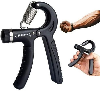 unitrade ADJUSTABLE GRIP Hand Grip/Fitness Grip(Black)