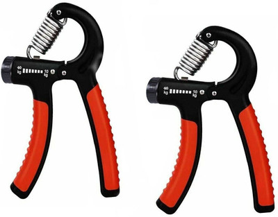 NEPROCK Hand Grip Band For Gym Strengthener Hand Gripper Men Forearm Exercise Handgrip Hand Grip/Fitness Grip(Orange)