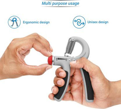 LIONFIT Fitness Hand Gripper 5-60kg for Home Gym Workout Hand Grip/Fitness Grip(Orange)