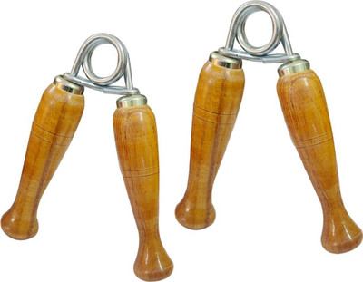 COOL INDIANS SPORT WOODEN hand exercise equipment Hand Grip Gym hand Gripper Wrist Forearm Hand Grip/Fitness Grip(Beige)
