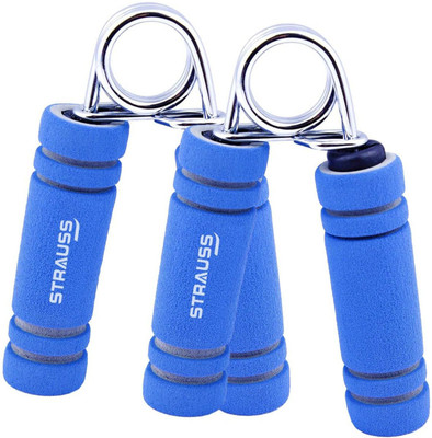 Strauss Foam Hand Grip Strengthener | Hand Gripper | Finger Grip | Hand Exerciser Hand Grip/Fitness Grip(Blue)