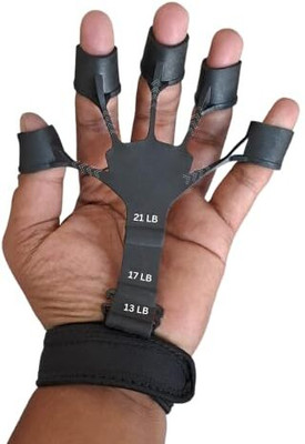 sonu beauty Grip Strength Trainer Finger Exerciser, Hand Strengthener Equipment for Therapy Hand Grip/Fitness Grip(Grey)