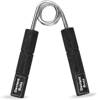 Deviant Buzz Premium Quality Metal Hand Gripper For All Age Group Muscle Building (BLACK) Hand Grip/Fitness Grip