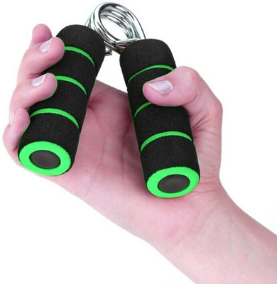 NEPROCK NEW MINI Double Color Foam Wrist Muscle Develope Finger Exercise Hand Grip/Fitness Grip(Green)
