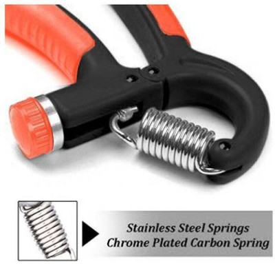 LIONFIT 5-60kg Hand Exerciser 5-60kg for Beginners & Pros Hand Grip/Fitness Grip(Orange)