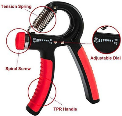 DHEER Adjustable 10 -40 Kg Hand Exerciser Grip Strengthener for Finger,Wrist,Men-Women Hand Grip/Fitness Grip