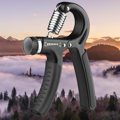 CSK Store Adjustable Hand Gripper for Men Forearms Grip Strengthener 5-60 Kg Hand Grip/Fitness Grip(Black)