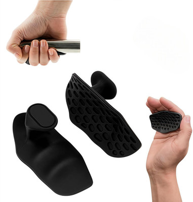 Durable Hand Grip for Gym Anti Slip Weight Lifting Grip Pad Gym palm Grips for Men,Women Hand Grip/Fitness Grip(Black)