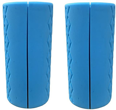 HACKERX Pair of Dumbbell Grips Thick Barbell grip Bar dumbbell grip handle Hand Grip/Fitness Grip(Blue)