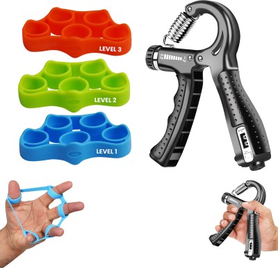 YIXTY Strength Trainer Premium Adjustable Strengthener for Wrist & Forearm Hand Grip/Fitness Grip(Multicolor)