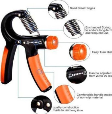 Angel Enterprise Grip Hand Gripper for arm Exerciser, Wrist Fitness F Hand Grip/Fitness Grip(Multicolor)