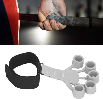 Quinergys Grip Strength Trainer for Hand Therapy, Rock Climbing-1 Set Hand Grip/Fitness Grip(Black, Grey)
