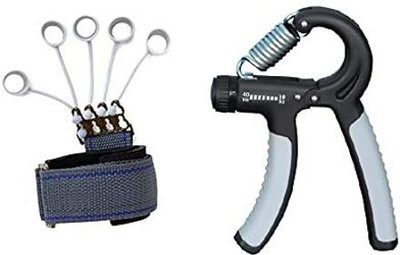 Revalution hand gripper and Finger expander grip Hand Grip/Fitness Grip(Grey)