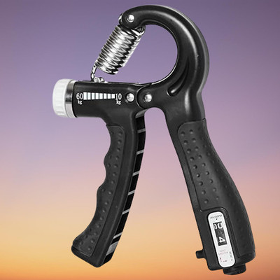 DADNSON Hand Grip With Counter,Hand Grip Strenthener, Adjustable Resistance Workout0066 Hand Grip/Fitness Grip(Multicolor)