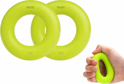 Jaspo Premium TPU Hand Gripper Ring Shaped Band for Hand Strengthening (Pack of 2) Hand Grip/Fitness Grip