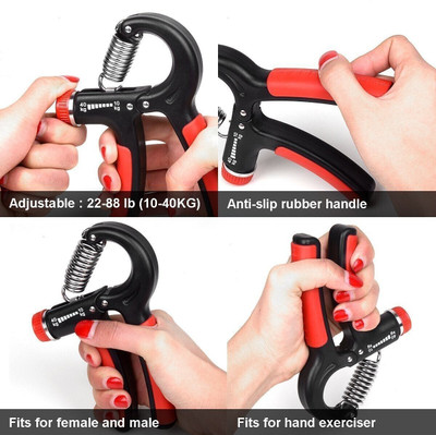 LIONFIT Portable Hand Strengthener 5-60kg for Men & Women Hand Grip/Fitness Grip(Multicolor)