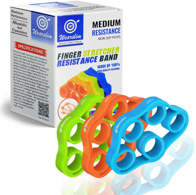 Wearslim Adjustable Resistance Exerciser Forearm & Finger Trainer with Counter Hand Grip/Fitness Grip(Multicolor)