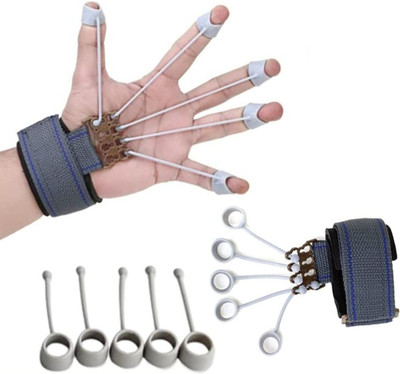 Jakesh Finger Gripper Strength Trainer Forearm Exerciser Hand Yoga Resistance Band Hand Grip/Fitness Grip