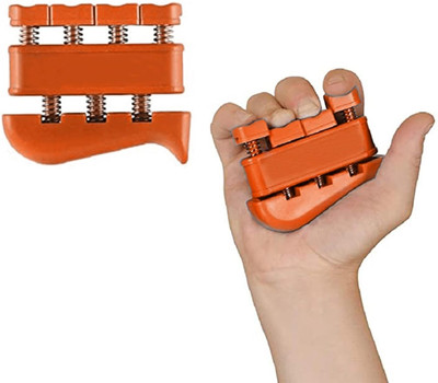 QUICK FIT Finger Strengthener Finger Exerciser for Forearm & Hand Grip Workout Equipment Hand Grip/Fitness Grip(Orange)