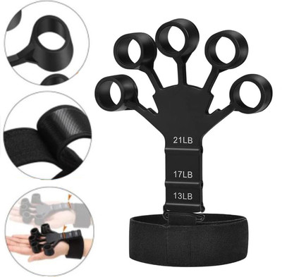 BQH Finger Exercise Equipment to Use in Home for Finger Exercise Power Gripper Hand Grip/Fitness Grip(Black)