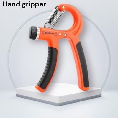 SRD H-S8D Adjustable Grip Strengthener for Finger 5 to 60 kg Hand Grip/Fitness Grip(Multicolor)